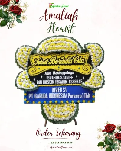 Papan Bunga Duka di Kebasen