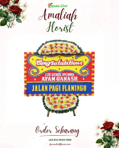 Bunga Papan Congratulation di Kebasen